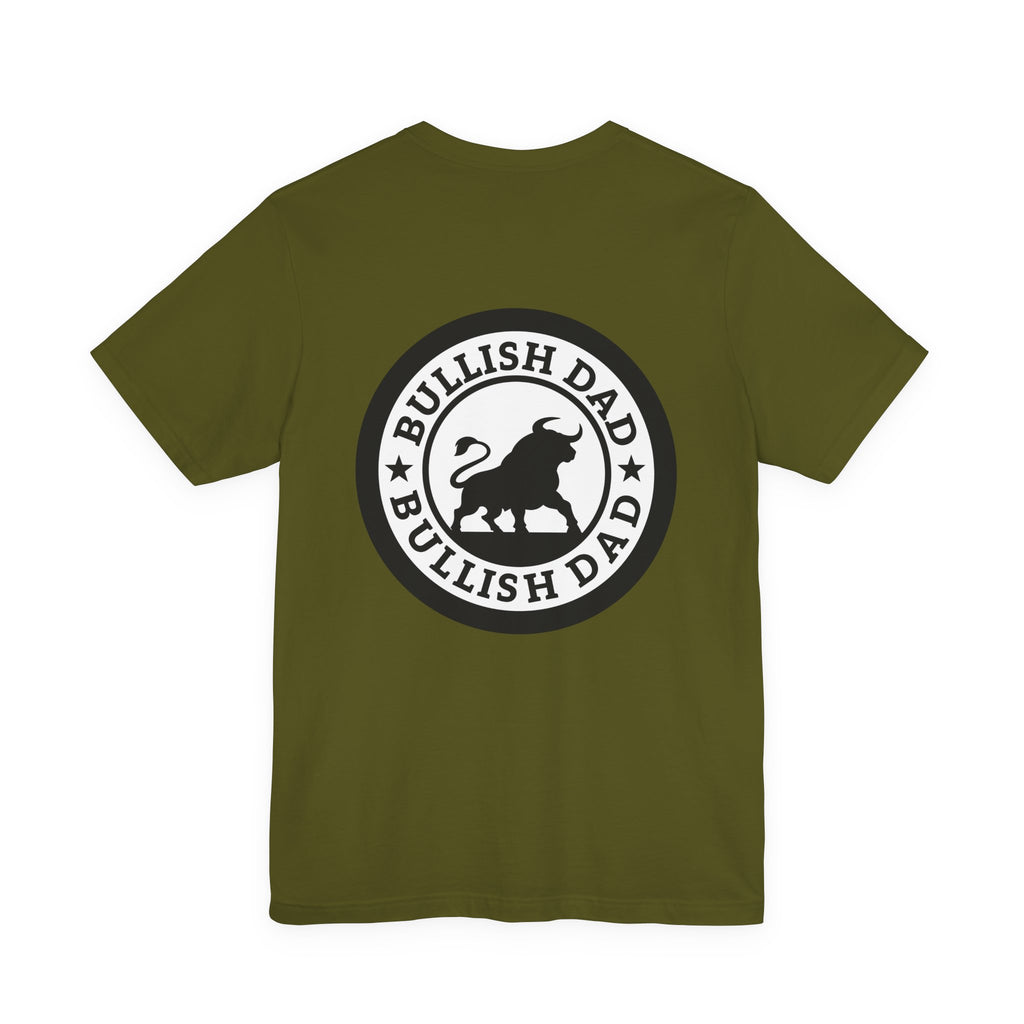 Bullish Dad Seal Tee – Strong Front, Bold Back