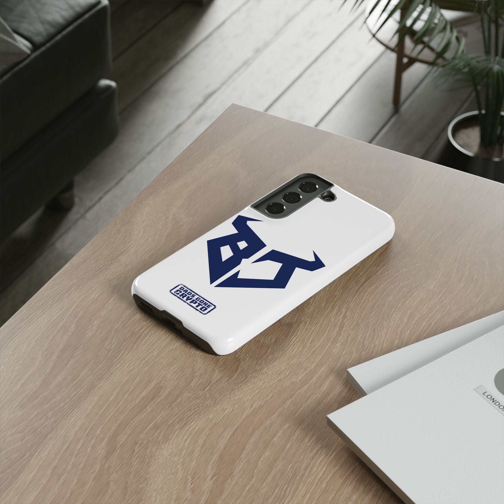 Bullish Dad Phone Case (White) – Built Tough, Just Like You