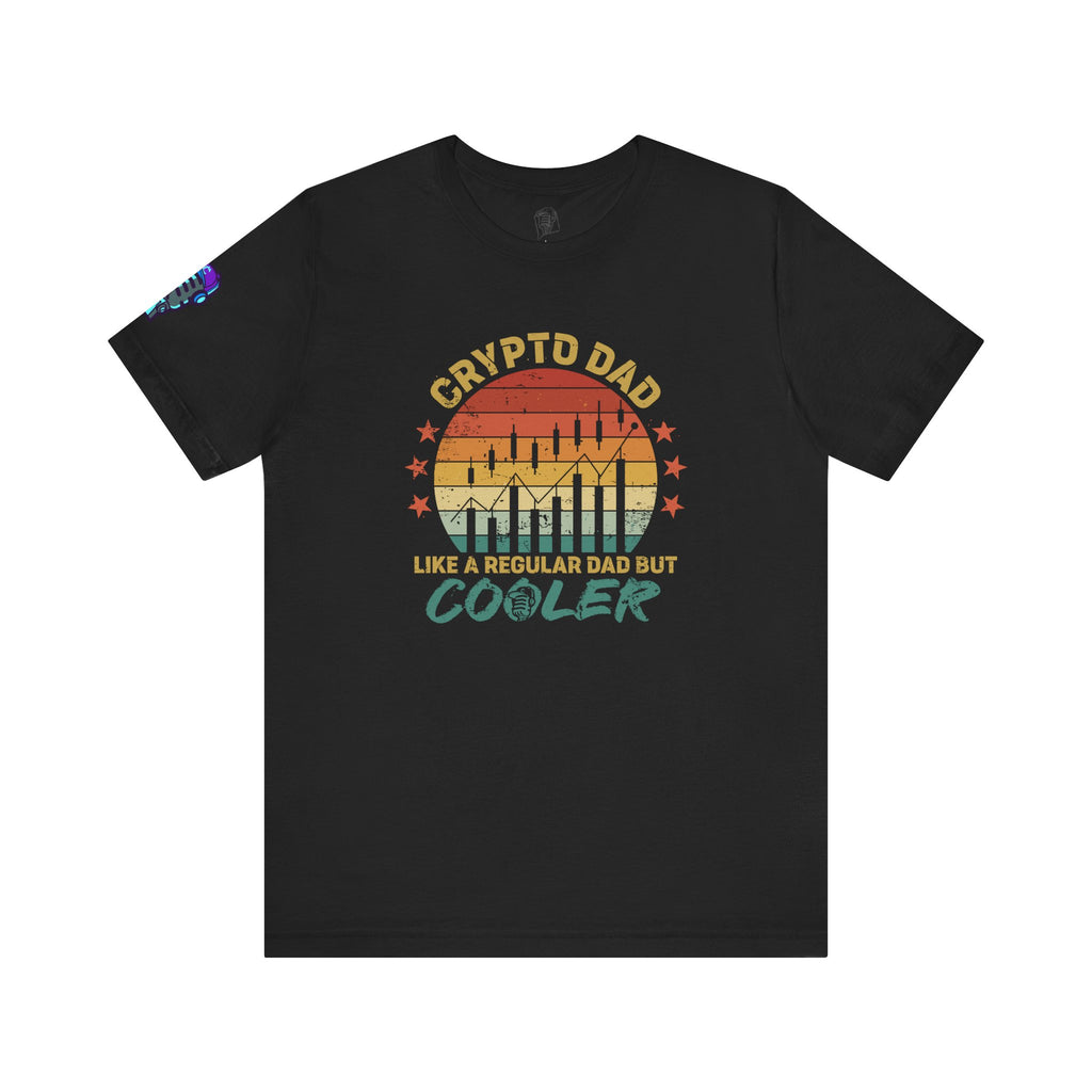 Crypto Dad Sunset Tee – Like a Regular Dad, But Cooler