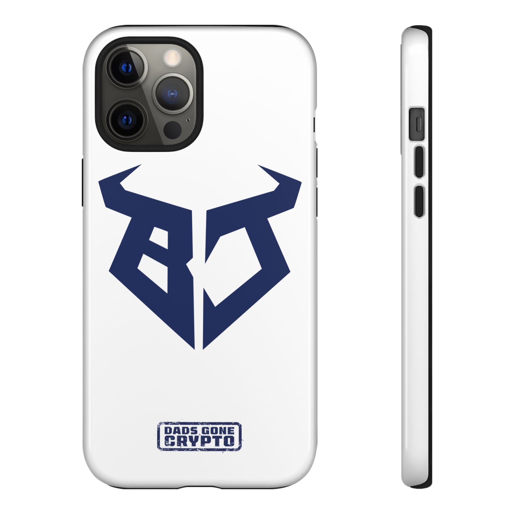 Bullish Dad Phone Case (White) – Built Tough, Just Like You