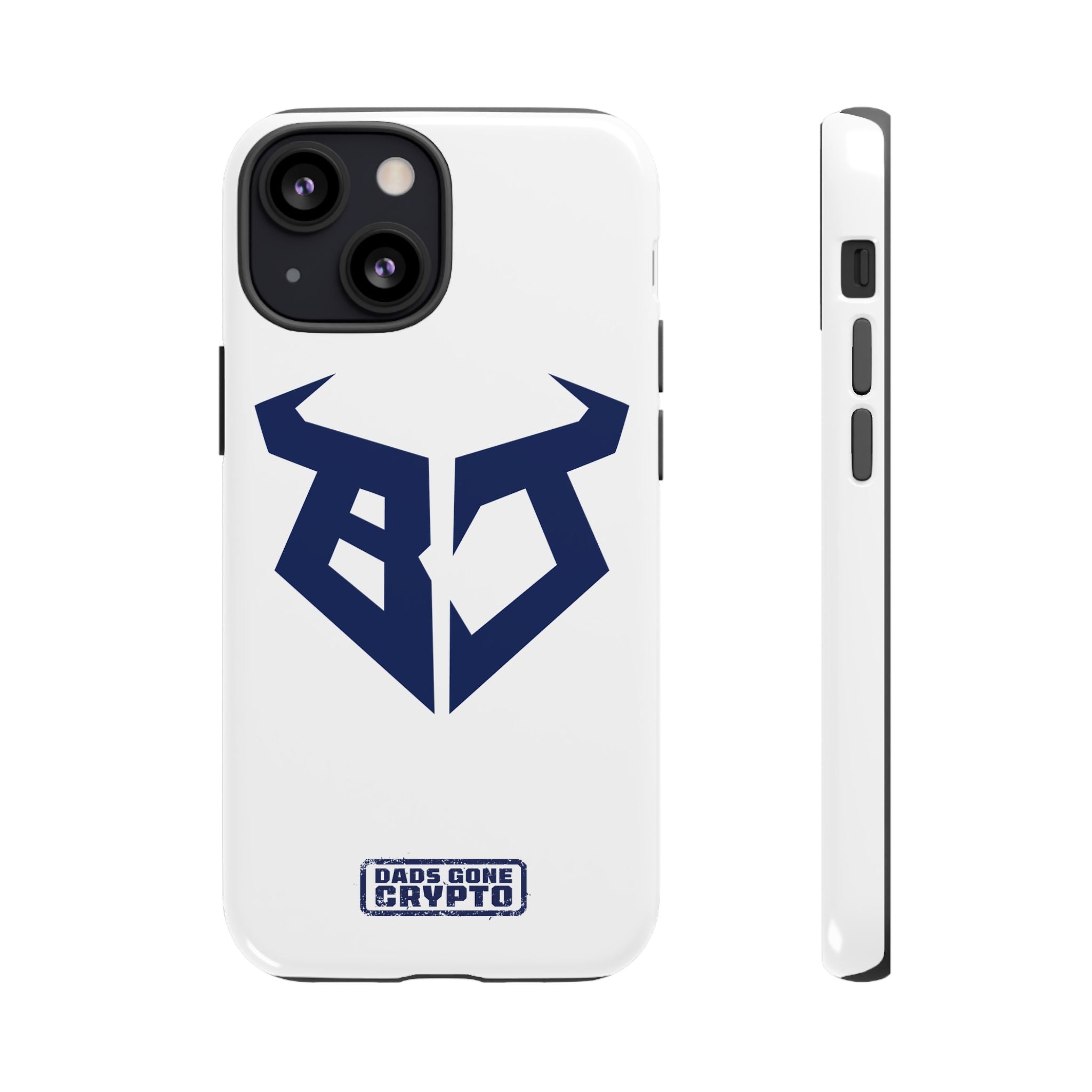 Bullish Dad Phone Case (White) – Built Tough, Just Like You