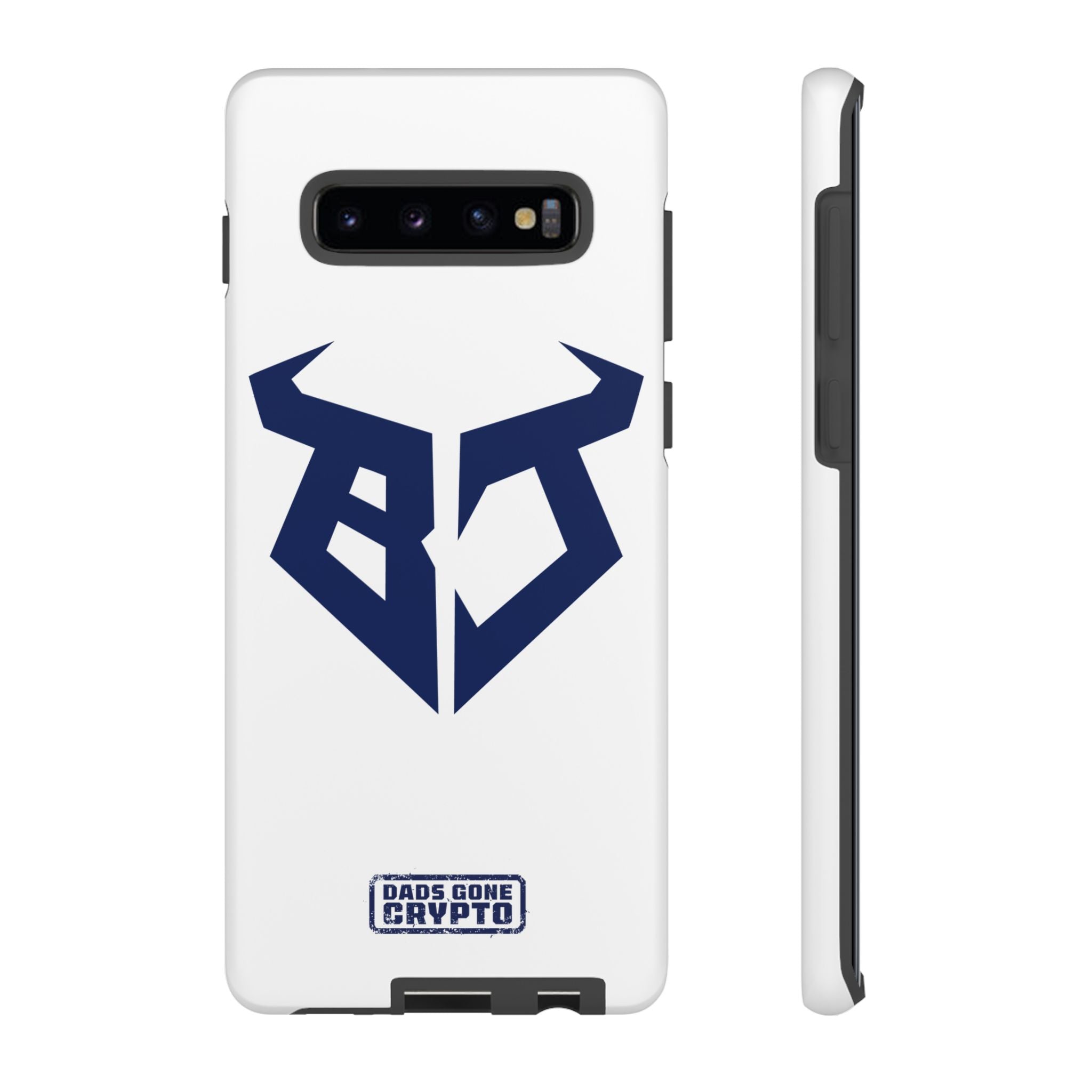 Bullish Dad Phone Case (White) – Built Tough, Just Like You