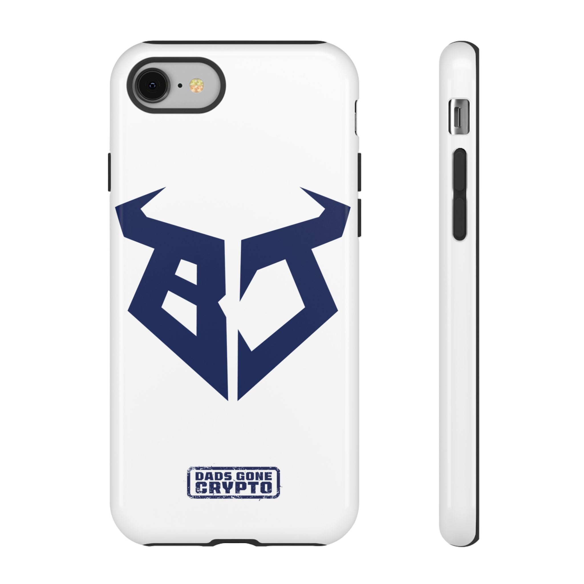 Bullish Dad Phone Case (White) – Built Tough, Just Like You