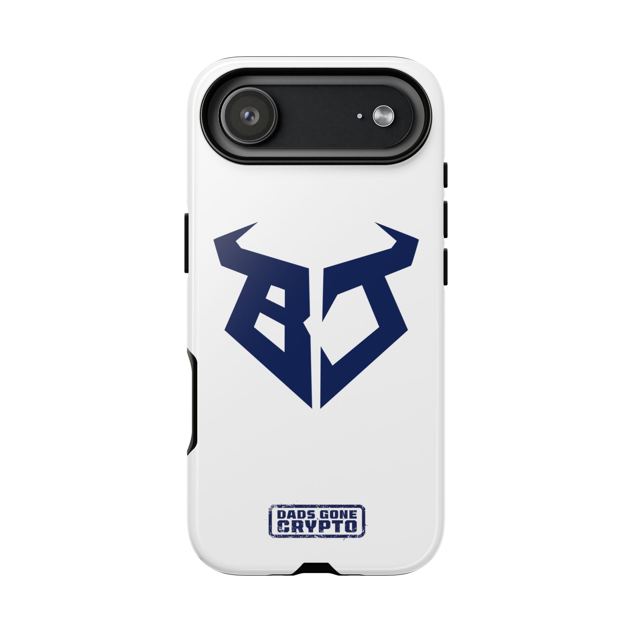 Bullish Dad Phone Case (White) – Built Tough, Just Like You