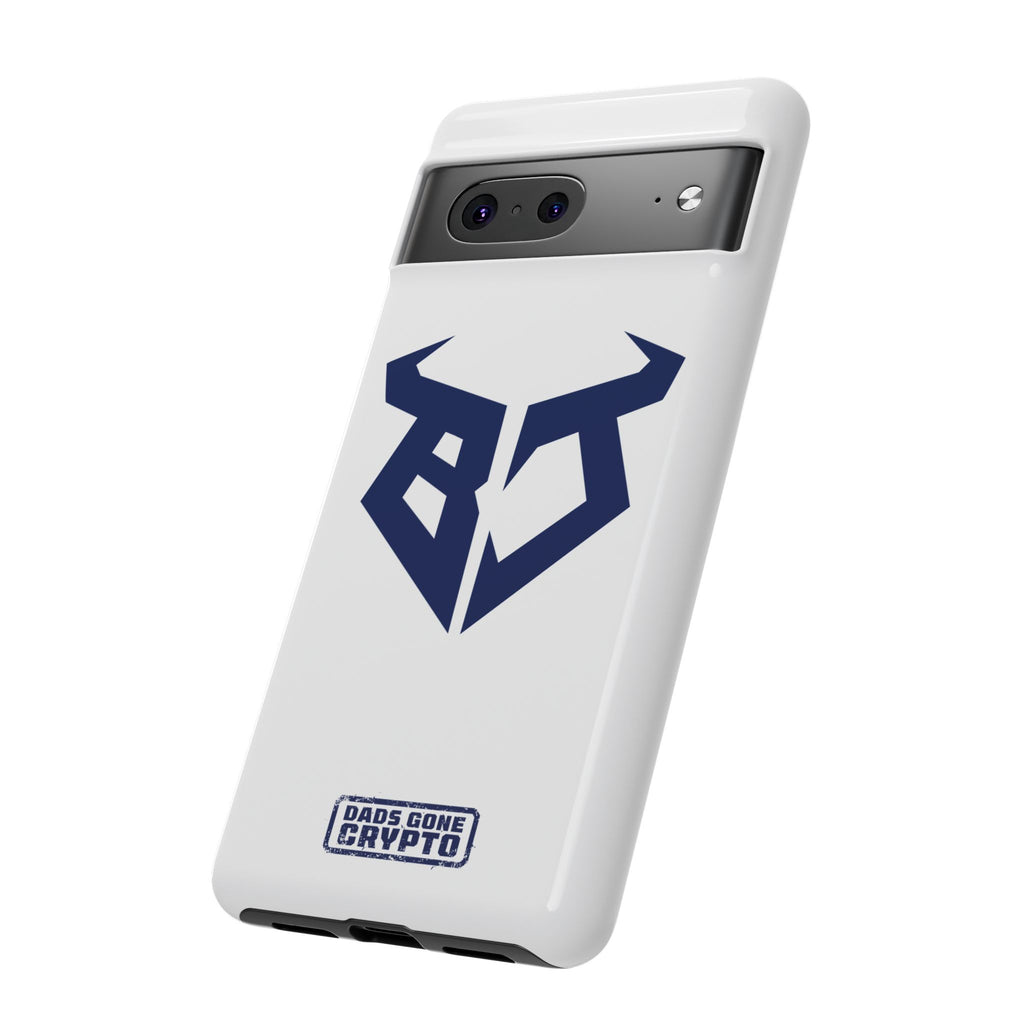 Bullish Dad Phone Case (White) – Built Tough, Just Like You