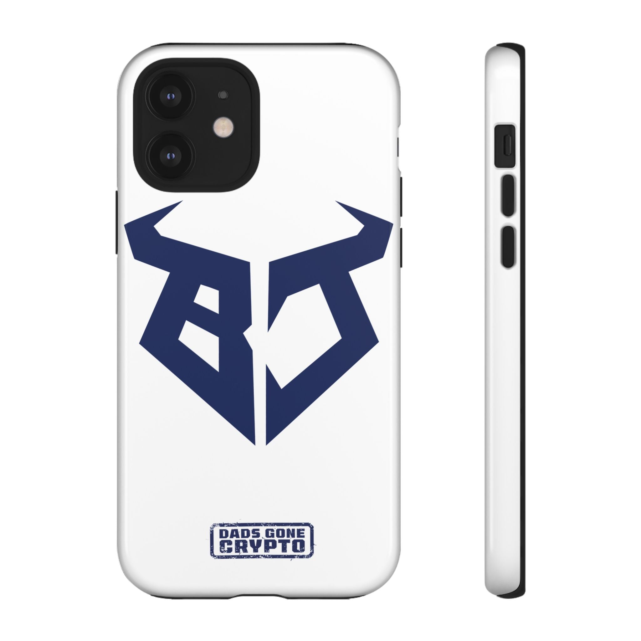 Bullish Dad Phone Case (White) – Built Tough, Just Like You