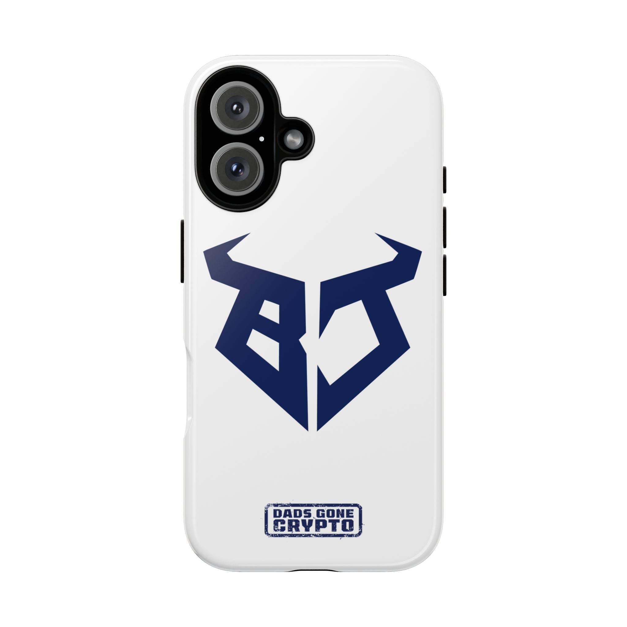 Bullish Dad Phone Case (White) – Built Tough, Just Like You
