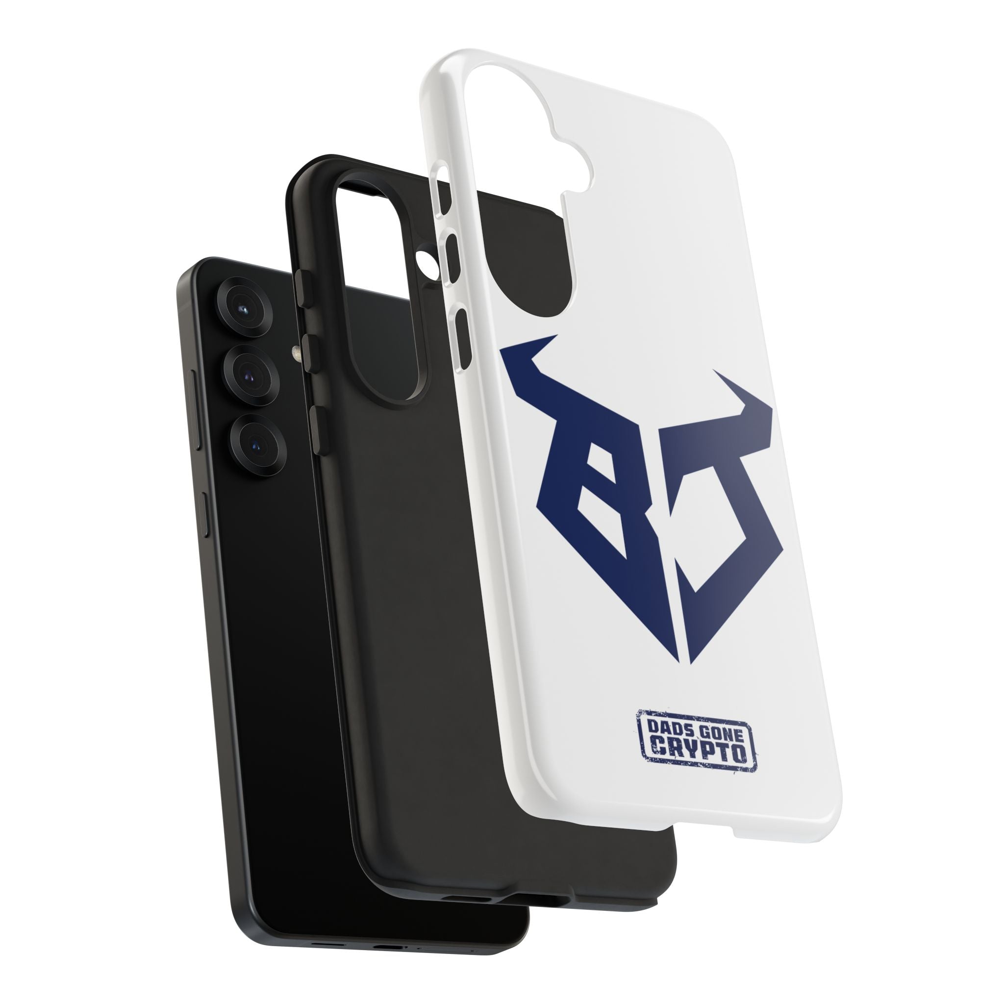 Bullish Dad Phone Case (White) – Built Tough, Just Like You