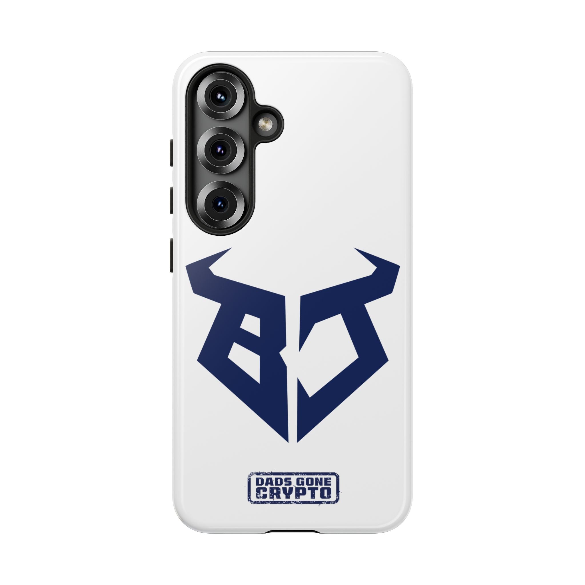 Bullish Dad Phone Case (White) – Built Tough, Just Like You