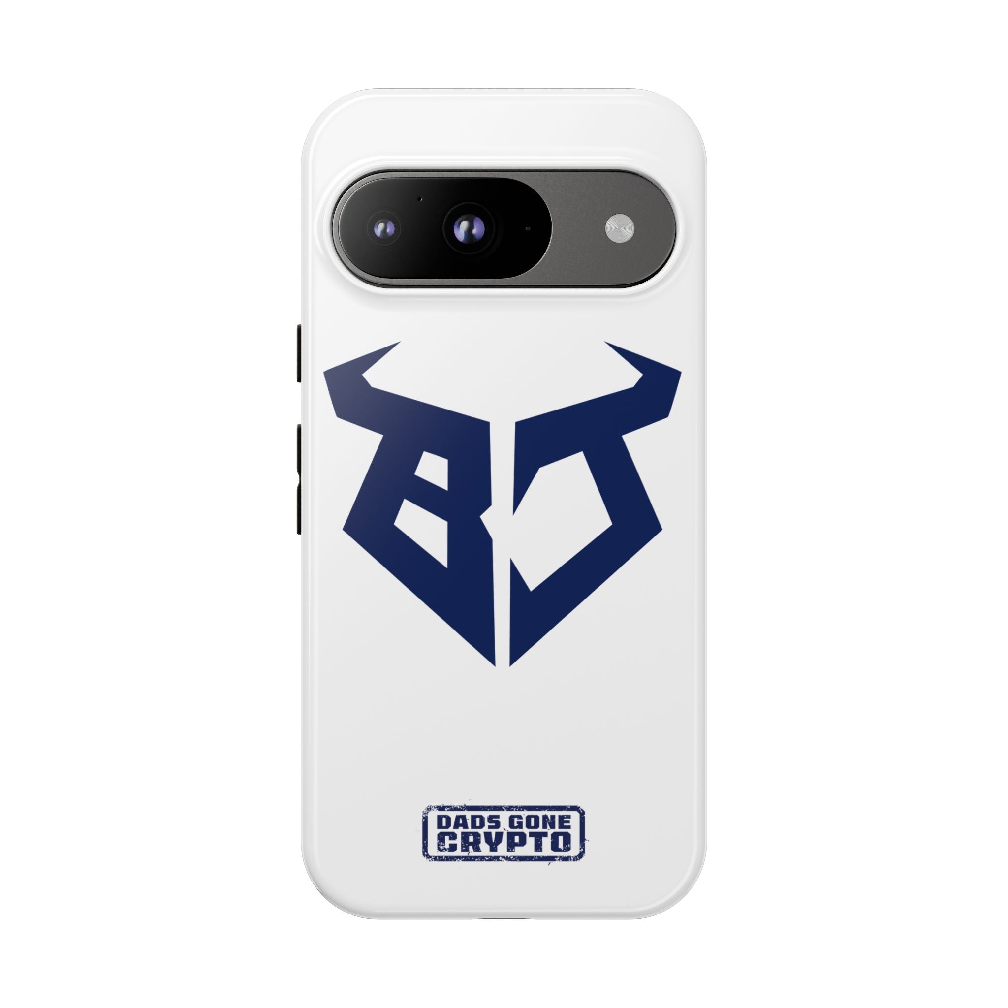 Bullish Dad Phone Case (White) – Built Tough, Just Like You