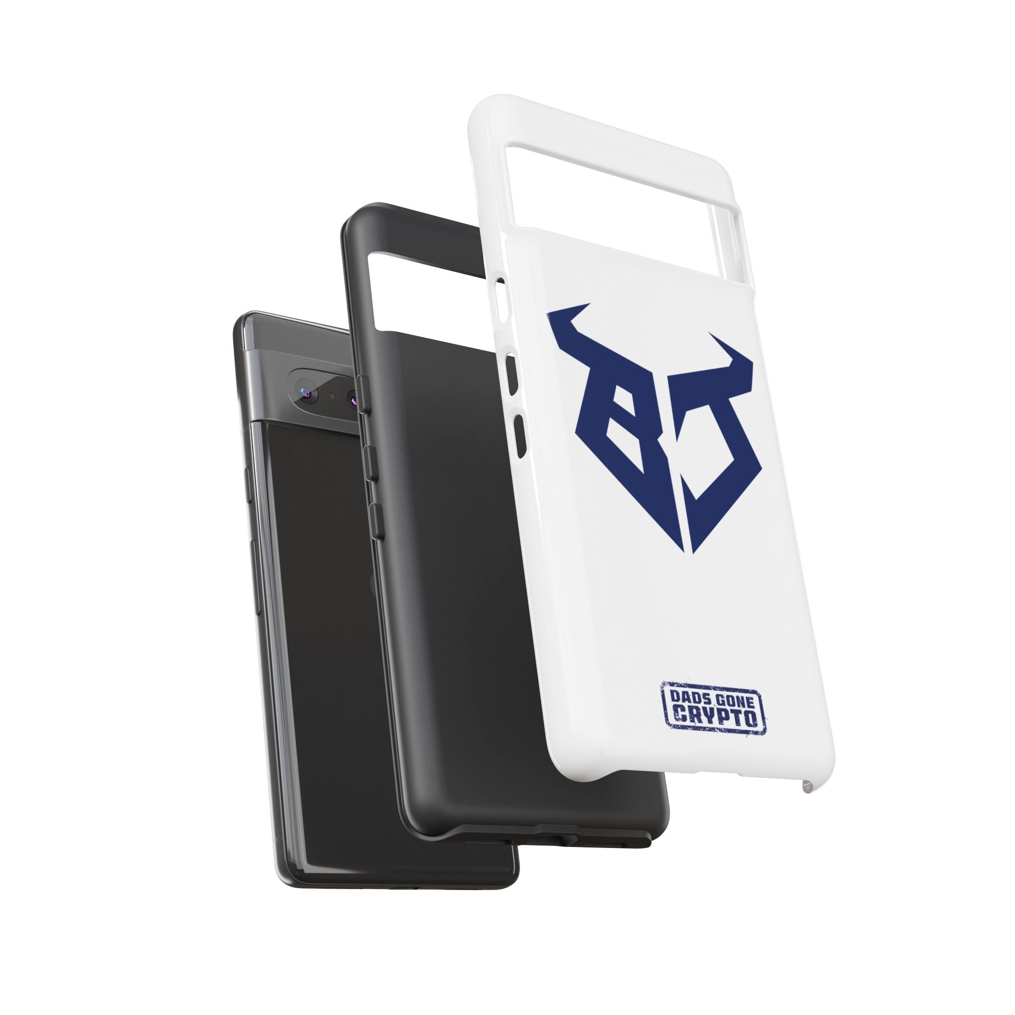 Bullish Dad Phone Case (White) – Built Tough, Just Like You