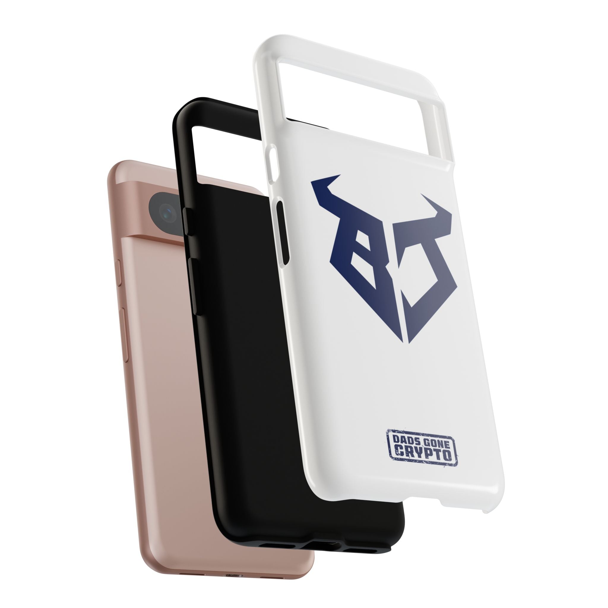 Bullish Dad Phone Case (White) – Built Tough, Just Like You