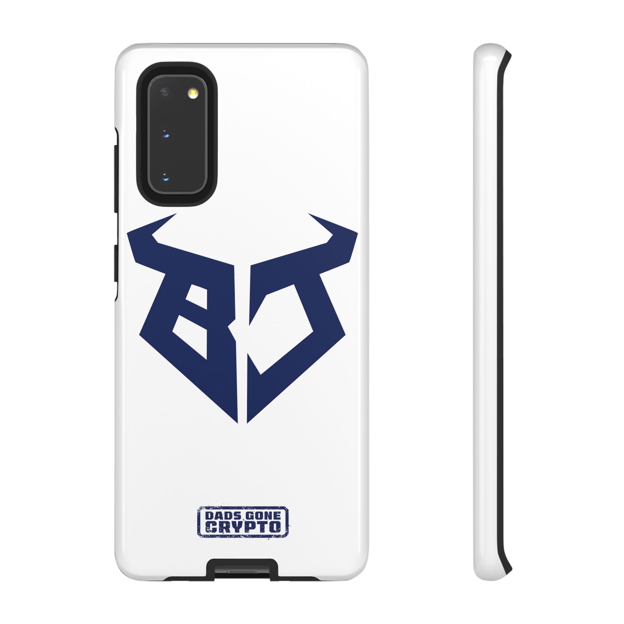 Bullish Dad Phone Case (White) – Built Tough, Just Like You