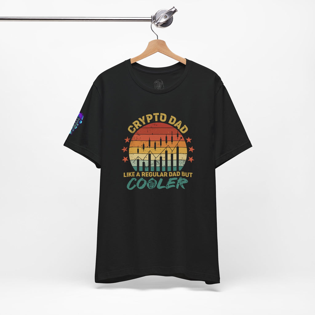 Crypto Dad Sunset Tee – Like a Regular Dad, But Cooler