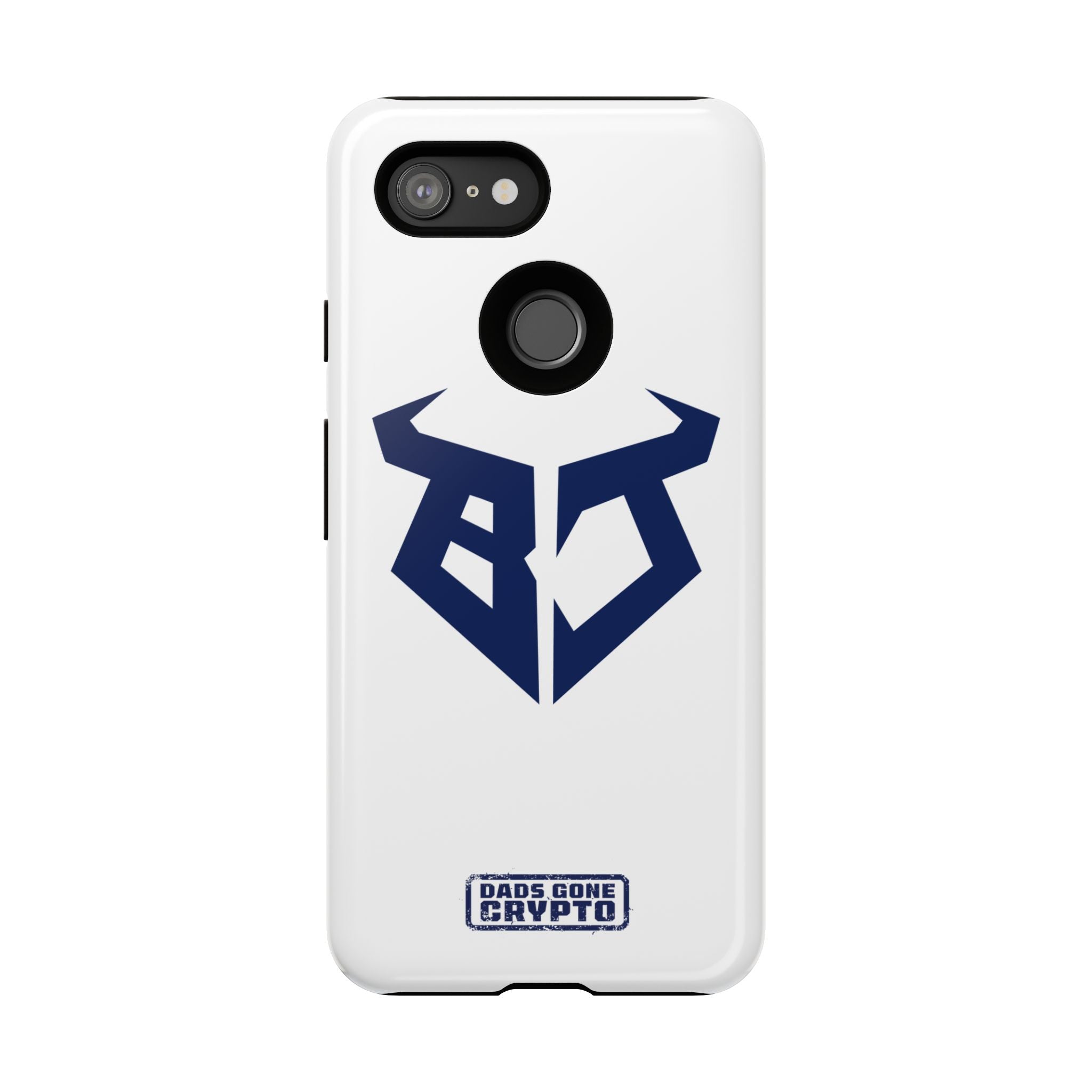 Bullish Dad Phone Case (White) – Built Tough, Just Like You