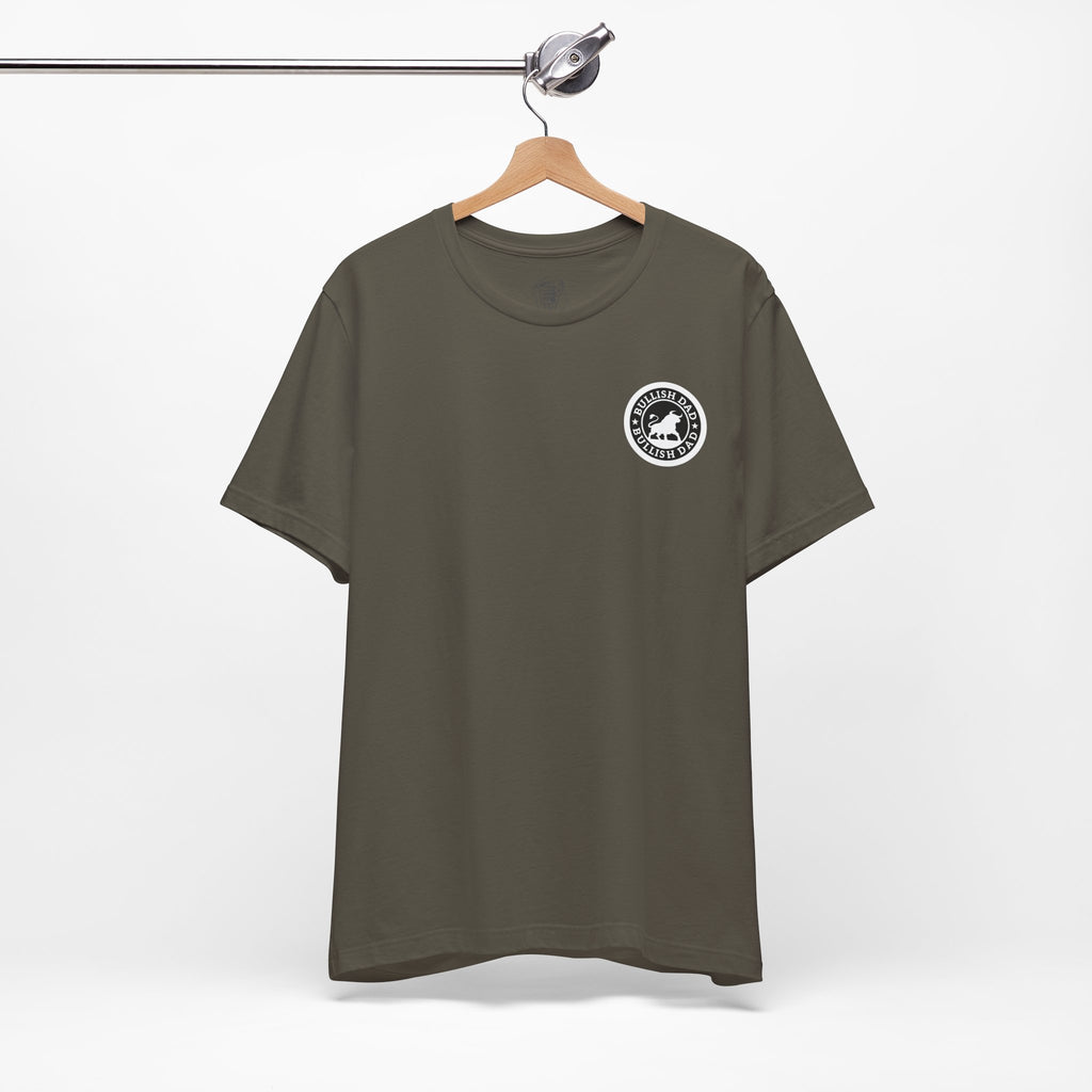 Bullish Dad Seal Tee – Forever Optimistic
