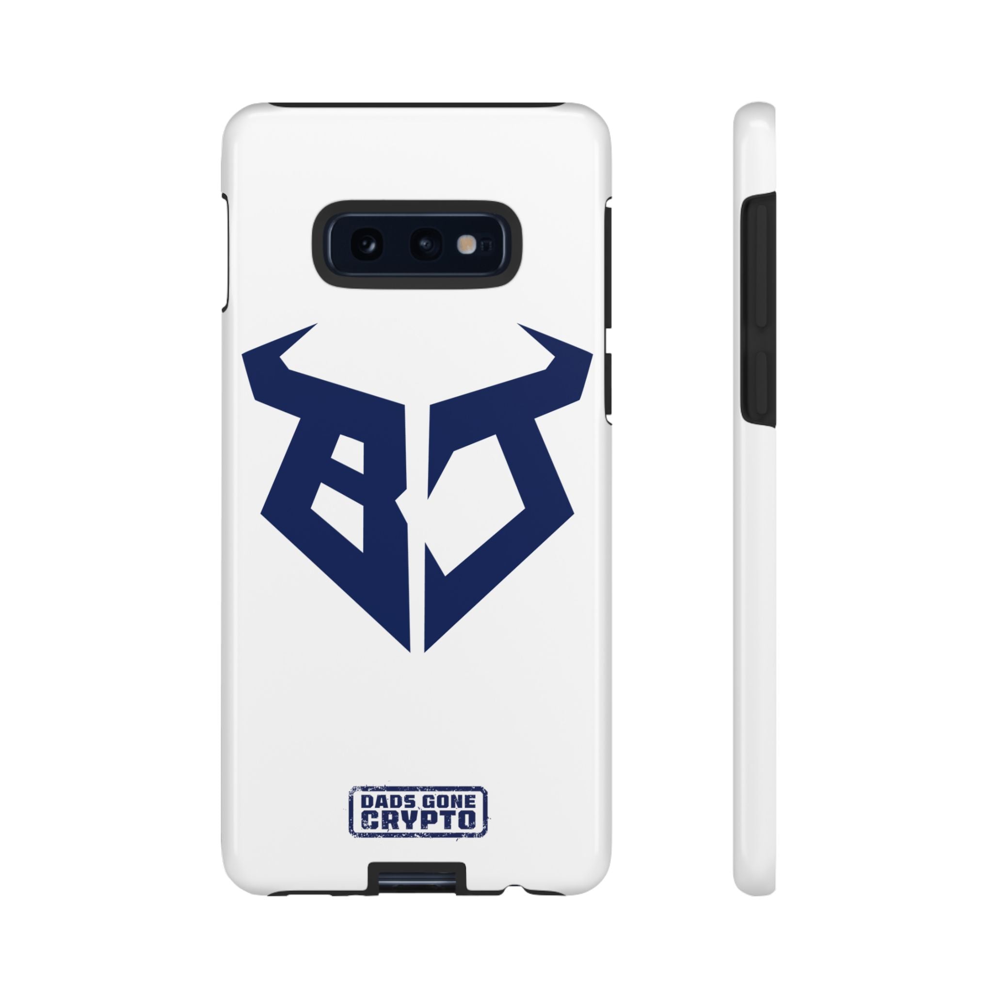 Bullish Dad Phone Case (White) – Built Tough, Just Like You