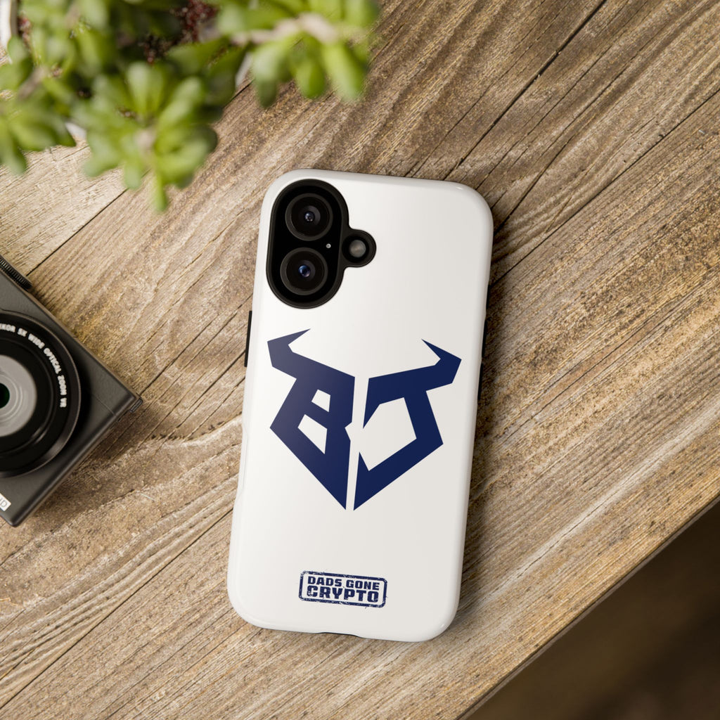 Bullish Dad Phone Case (White) – Built Tough, Just Like You