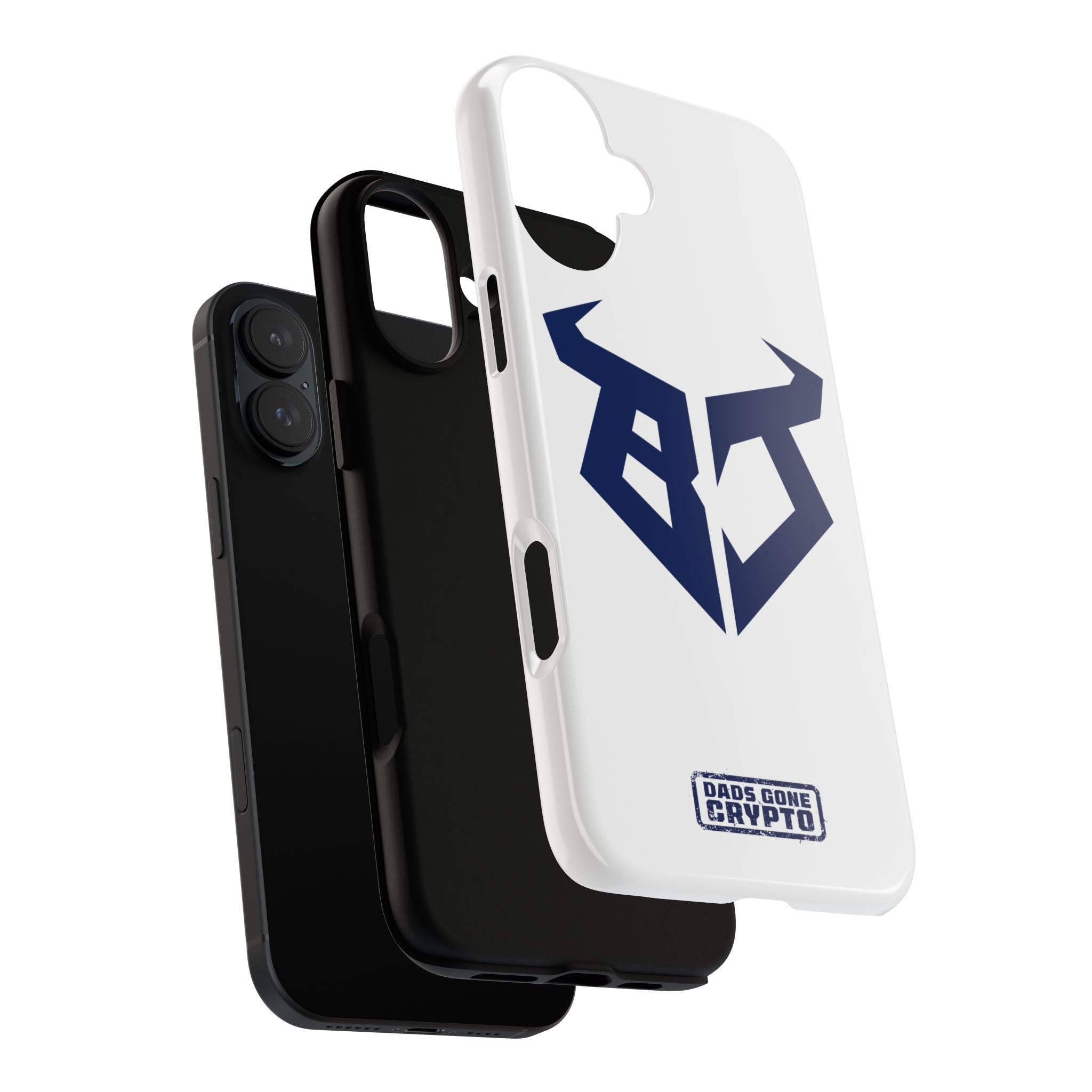 Bullish Dad Phone Case (White) – Built Tough, Just Like You