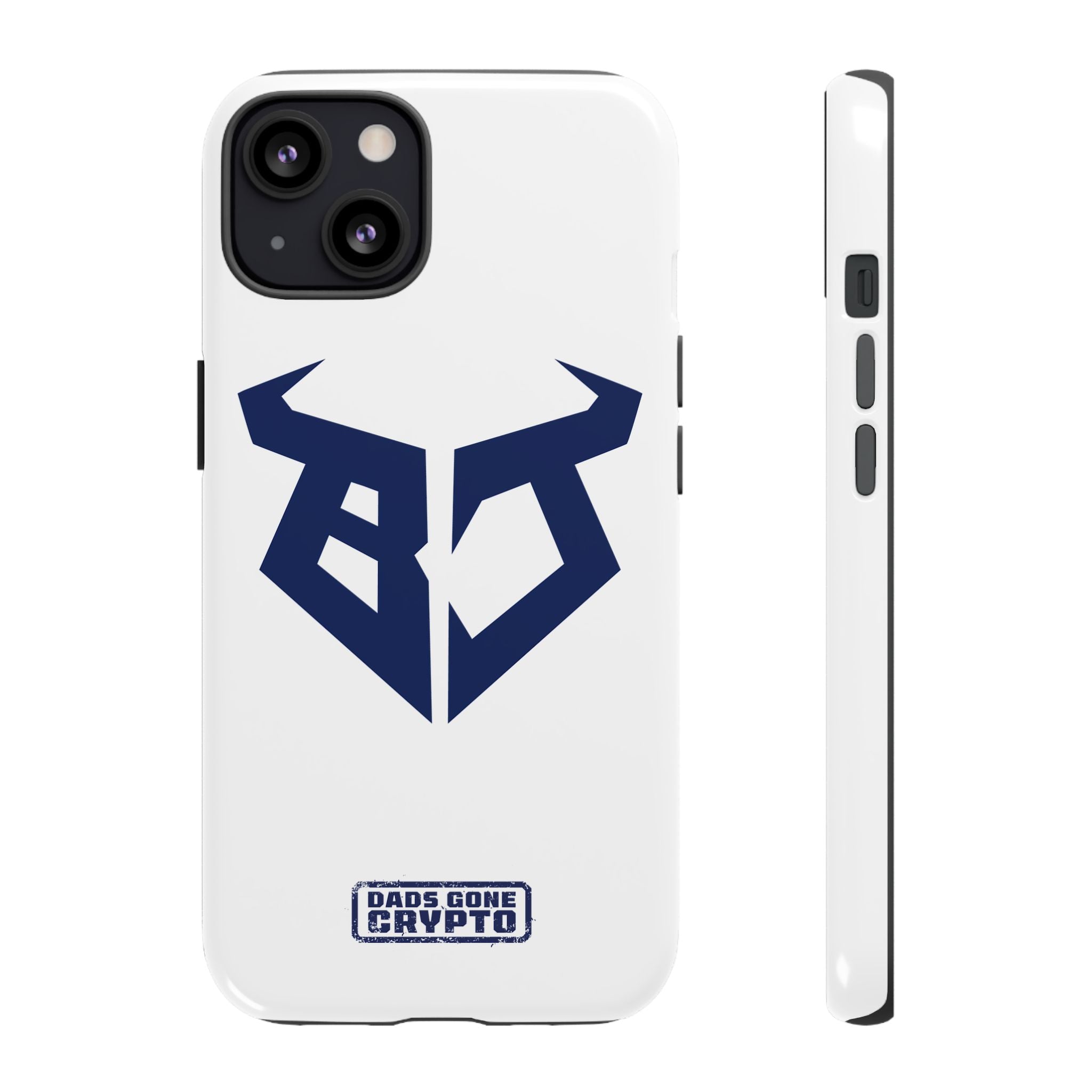 Bullish Dad Phone Case (White) – Built Tough, Just Like You